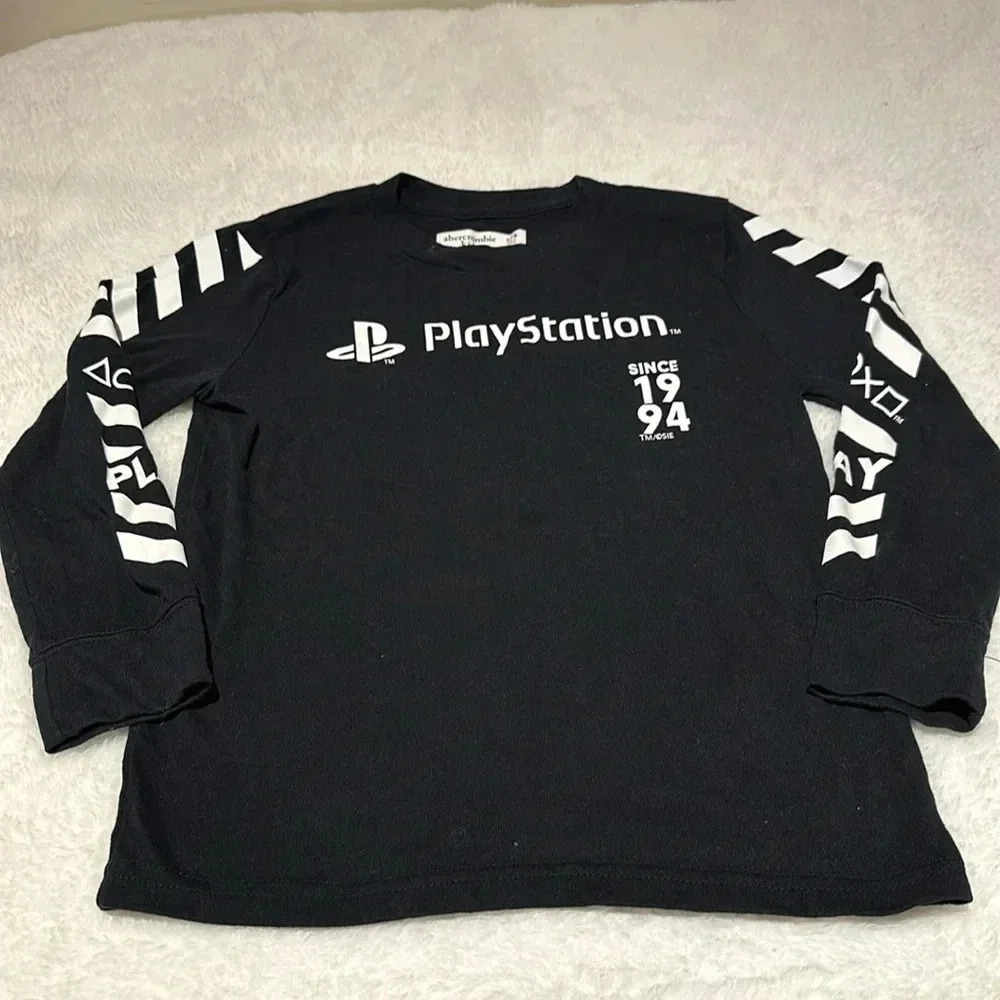 Boys Abercrombie Kids Platstation long sleeve shirt size 5/6